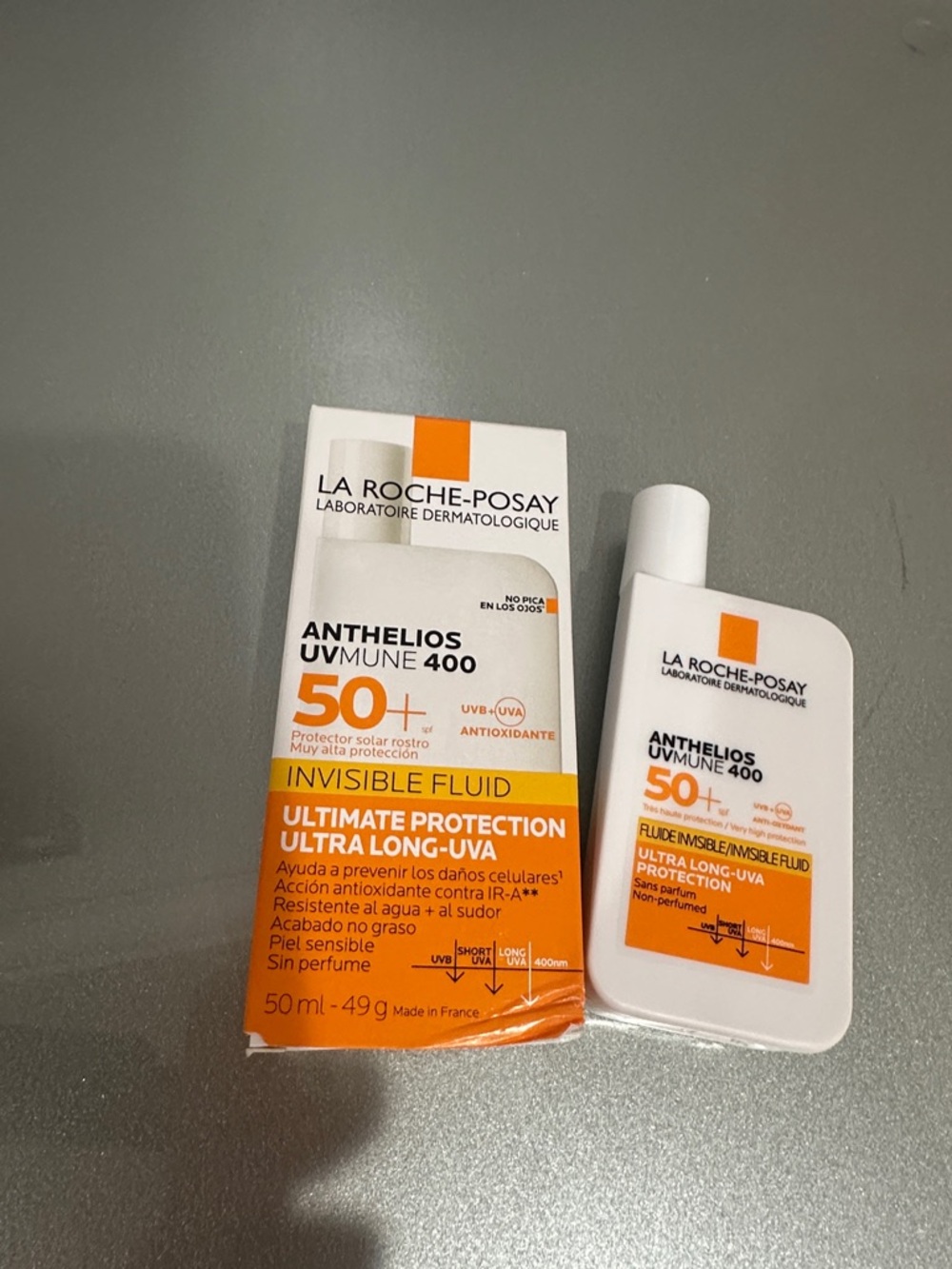 La Roche-Posay Anthelios UVMune 400 Invisible Fluid SPF 50+ - Orange/White